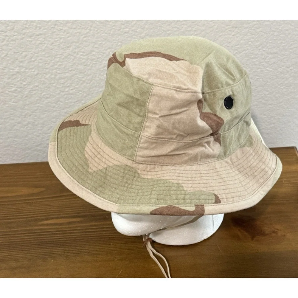 US Military Issue USGI Boonie Hat Hot Weather Desert Camouflage Type II Sz 7 1/4